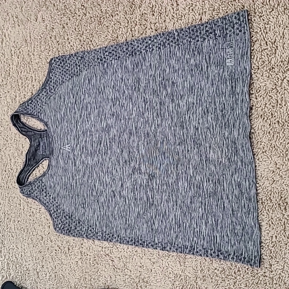 Aim High Heather Gray Workout Tank, Size L